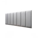 Ver imagem 1 de Placas Cabeceira Casal 140cm X 60cm 7 Placas Courino Cinza