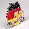 Imã Alemanha com Mapa, Bandeira, Cidades e Símbolos - Imã de Geladeira - 3