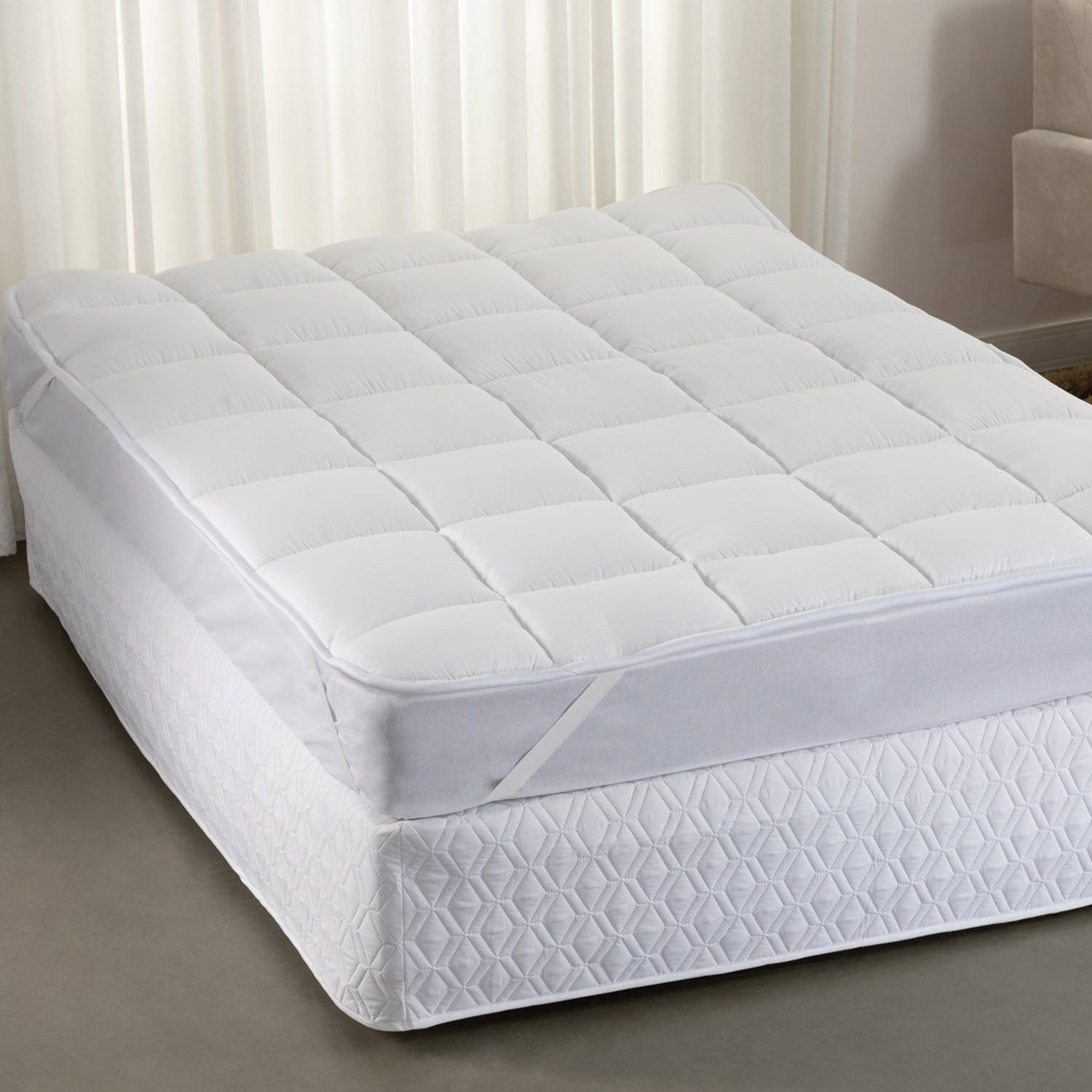 Pillow Top Matelassado Lynel Tamanho King Extra Conforto Antialérgico - 2