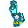 Imã Macau com Mapa, Bandeira, Cidades e Símbolos - Imã de Geladeira - 1
