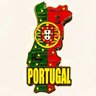 Imã Portugal com Mapa, Bandeira, Cidades e Símbolos - Imã de Geladeira - 3