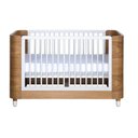Ver imagem 1 de Berço/mini Cama Pé De Meia Madeira Grades Brancas + Colchão