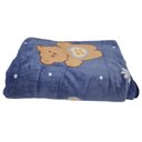 Ver imagem 2 de Manta Cobertor Infantil Aveludado Toque Macio Urso