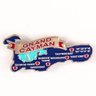 Imã Ilhas Cayman com Mapa, Bandeira, Cidades e Símbolos - Imã de Geladeira - 1