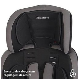 Cadeira de Carro Galzerano JIG - 9 à 36kg - Preto/Cinza - 2
