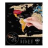 Mapa de Raspadinha Black & Gold - Mapa de Raspar Viagens - 60x40 - 4
