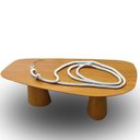 Ver imagem 1 de Mesa Organica Flower 198x122cm em Freijo