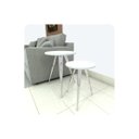 Ver imagem 2 de Conjunto 2 Mesinhas Lateral Canto Sala Quarto Redonda C.b Fs