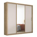 Ver imagem 3 de Cômoda Astral e Guarda Roupa Casal Residence Amêndola Off White - Demóbile