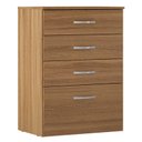 Ver imagem 2 de Cômoda Astral e Guarda Roupa Casal Residence Amêndola Off White - Demóbile