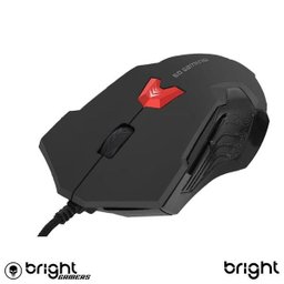 Mouse Gamer USB Preto 6 botões 462 Bright - 2