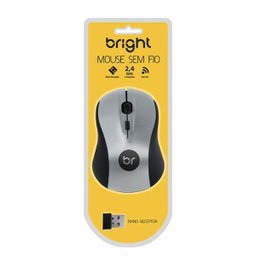 Mouse sem Fio Suiça Preto e Prata 205 Bright - 4