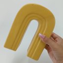 Ver imagem 7 de Vaso Opala Decorativo Cachepô Enfeite 18x13x7cm Cerâmica Amarelo