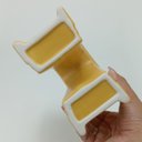 Ver imagem 6 de Vaso Opala Decorativo Cachepô Enfeite 18x13x7cm Cerâmica Amarelo