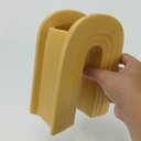 Ver imagem 2 de Vaso Opala Decorativo Cachepô Enfeite 18x13x7cm Cerâmica Amarelo