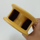 Ver imagem 5 de Vaso Opala Decorativo Cachepô Enfeite 18x13x7cm Cerâmica Amarelo