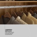 Ver imagem 7 de Guarda Roupa Casal 4 Portas com Espelho e 6 Gavetas Cádis - Amêndola Touch/off White