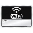Ver imagem 1 de Placa de Sinalização Wi-Fi em Alumínio 16 x 23 cm 150AR - Sinalize