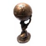 Estatueta Atlas Deus Grego, Enfeites Decoração Estátua Luxo - BRONZE - 4
