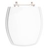 Assento Laqueado para Vaso Incepa/Cidamar Modelo Thema Branco - 1