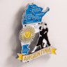 Imã Argentina com Mapa, Bandeira, Cidades e Símbolos - Imã de Geladeira - 3