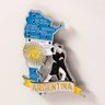 Imã Argentina com Mapa, Bandeira, Cidades e Símbolos - Imã de Geladeira - 2