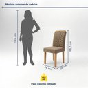Ver imagem 4 de Conjunto 6 Cadeiras para Sala de Jantar Carol