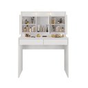 Ver imagem 6 de Penteadeira Camarim 3 Portas com Espelho e 2 Gavetas Nina Branco Dj Móveis