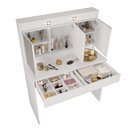 Ver imagem 7 de Penteadeira Camarim 3 Portas com Espelho e 2 Gavetas Nina Branco Dj Móveis