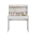 Ver mais imagens de Penteadeira Camarim 3 Portas com Espelho e 2 Gavetas Nina Branco Dj Móveis