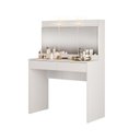 Ver imagem 4 de Penteadeira Camarim 3 Portas com Espelho e 2 Gavetas Nina Branco Dj Móveis