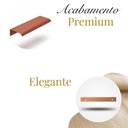 Ver imagem 2 de Kit 20 Puxador Port Gavet Móveis Cozinha Drop Alumínio 125mm - Cobre