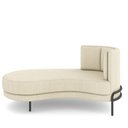 Ver imagem 6 de Sofá Chaise Longue Sala de Estar Living Lucca Esquerdo D02 Linho Creme D-463 - Lyam Decor