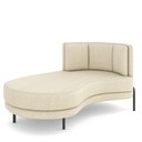 Ver imagem 1 de Sofá Chaise Longue Sala de Estar Living Lucca Esquerdo D02 Linho Creme D-463 - Lyam Decor