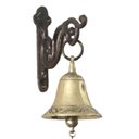 Ver imagem 3 de Sino Em Bronze E Alumínio Para Uso Em Parede Decoração Presente Casa Jardim Área Externa Interna