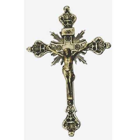 Crucifixo de Bronze Decorações Igrejas Jesus Cristo Fé Esperança Pendurar na Parede