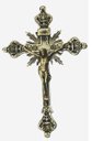 Ver imagem 1 de Crucifixo de Bronze Decorações Igrejas Jesus Cristo Fé Esperança Pendurar na Parede