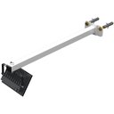 Ver mais imagens de 04 Suportes Refletor Base Reta Braço 40 Cm 4 Cjts - Branco