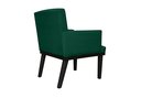 Ver imagem 2 de Poltrona Decorativa Vitória Suede Verde Pés Madeira Ms Decor
