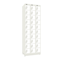 Ver imagem 1 de Armário de Aço 30 Portas Pequenos Volumes - Nk 3709 Nilko Armários Branco Cadeado Padrão