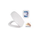 Ver imagem 1 de Kit 4 Assentos Sanitários Plástico Almofadado Perfecto Branco