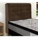 Ver imagem 5 de Cabeceira Solteiro 90cm Suede Chocolate Id Suede Chocolate