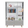 Quarto Infantil Completo Lorena Cama Casinha Montessoriano Duda Guarda Roupa 3 Portas Cômoda - 9