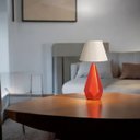 Ver imagem 4 de Abajur para Decoração de Sala Laranja Gauss Amsterdã com Cúpula de Tecido