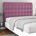 Ver imagem 2 de Cabeceira Cama Box Casal Queen Size Ciara 160cm Botonê com Frame Suede Rosa - Abmaza