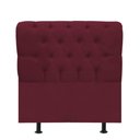 Ver imagem 1 de Cabeceira Estofada Cama Box Solteiro 100cm París Veludo Bordo- Mabe Magazine