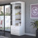 Ver imagem 1 de Cristaleira 2 Portas de Vidro 2 Gavetas Domus Kappesberg