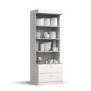 Ver imagem 2 de Cristaleira 2 Portas de Vidro 2 Gavetas Domus Kappesberg