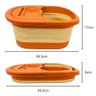 Balde Dobravel de Silicone Banheira Portátil para Pés Partna 4102lr - 3