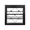 Ver imagem 1 de Basculante 60x60 Req 12cm Gd Xadrez sem Vidro Stander